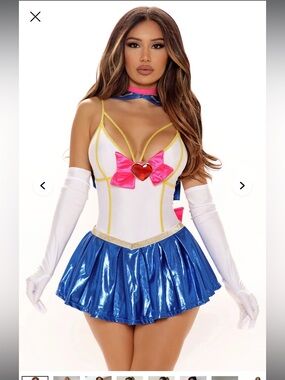 NEW Sailor Moon Mini Skirt costume Set
